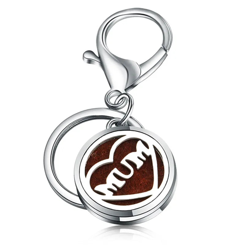 Love Key! Essential oil diffuser perfume Key Chain.