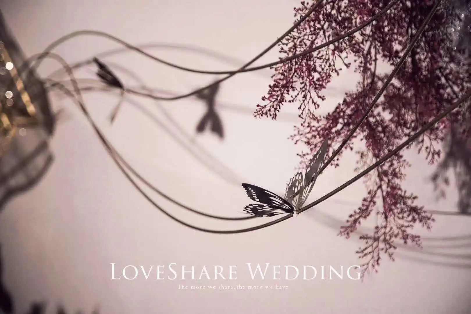 Pine Artificial Fog Flower Rime Grass Wedding Flower Material 105cm