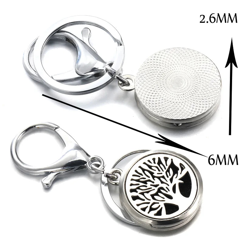 Love Key! Essential oil diffuser perfume Key Chain.