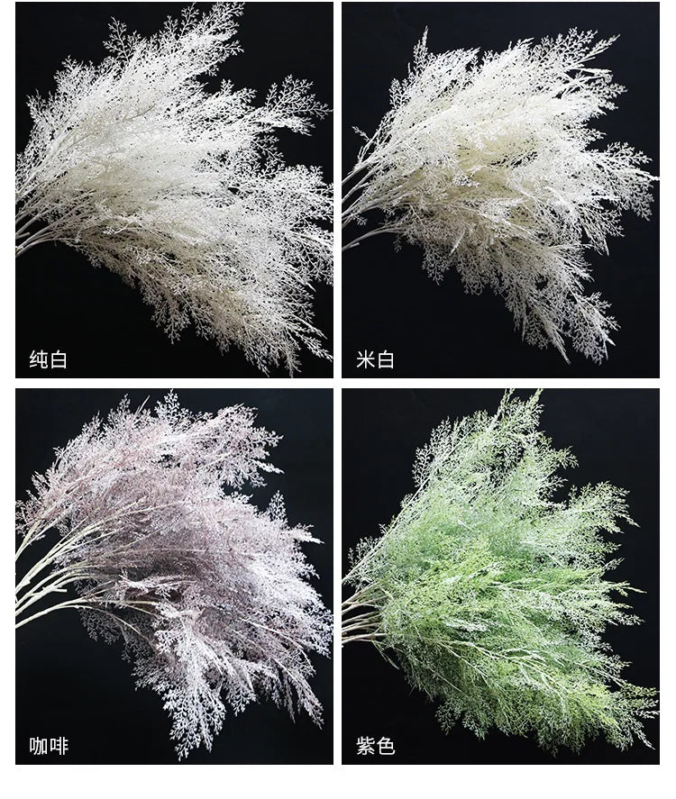 Pine Artificial Fog Flower Rime Grass Wedding Flower Material 105cm