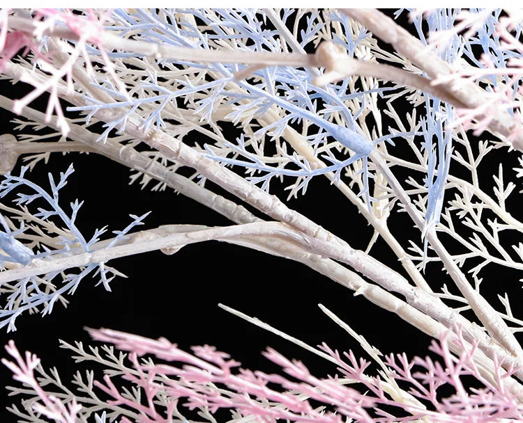 Pine Artificial Fog Flower Rime Grass Wedding Flower Material 105cm