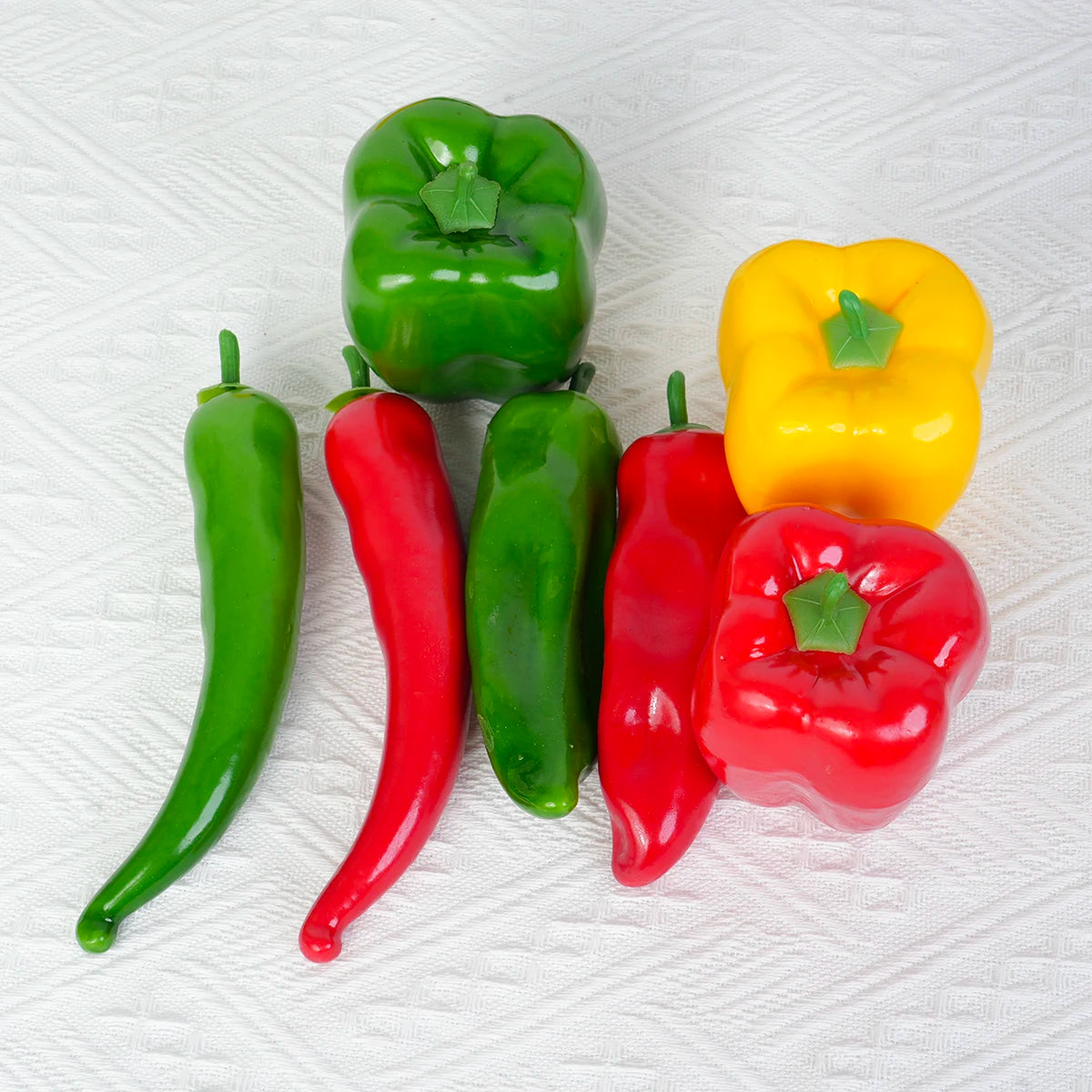 Artificial PE Pepper green simulated vegetables fruit model party.