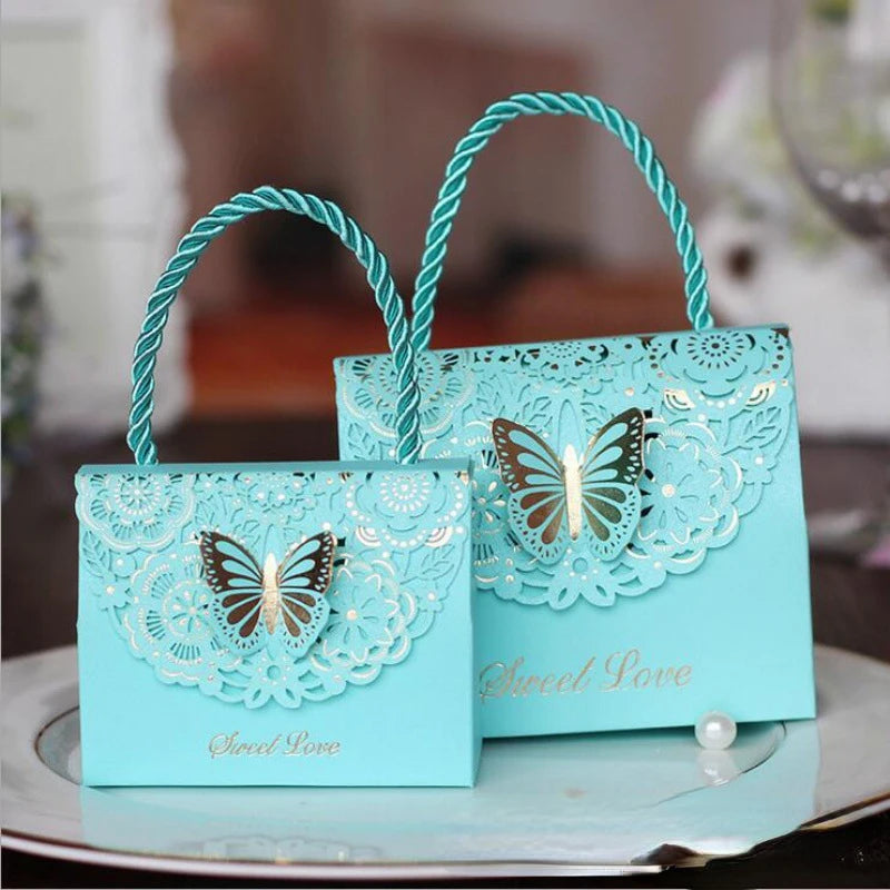 Butterfly Gift Packaging Box with Handle.