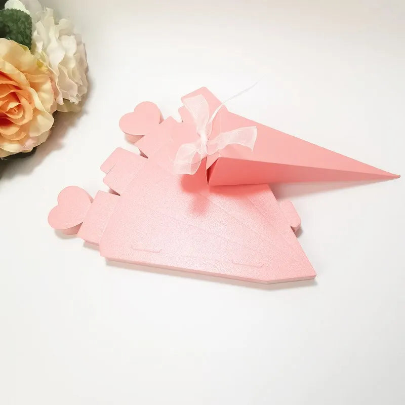 Cone Shaped Candy/Rice Box Wedding Party Favor
