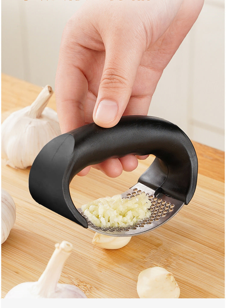 Stainless Steel Garlic Press Crusher.