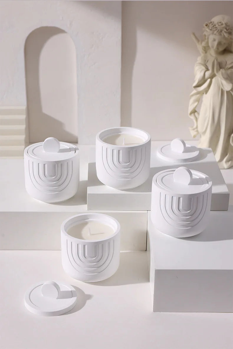 Candele profumate, fragranza romantica per l'aria.