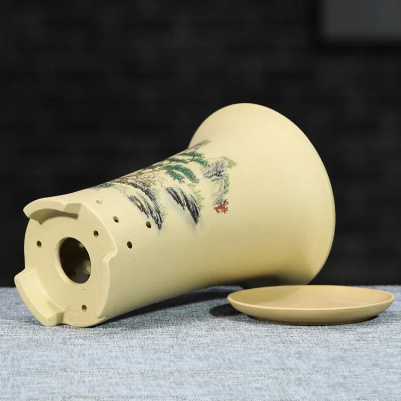 Purple Sand Flower Pot Tray High-end Boutique Orchid Pot Dedicated