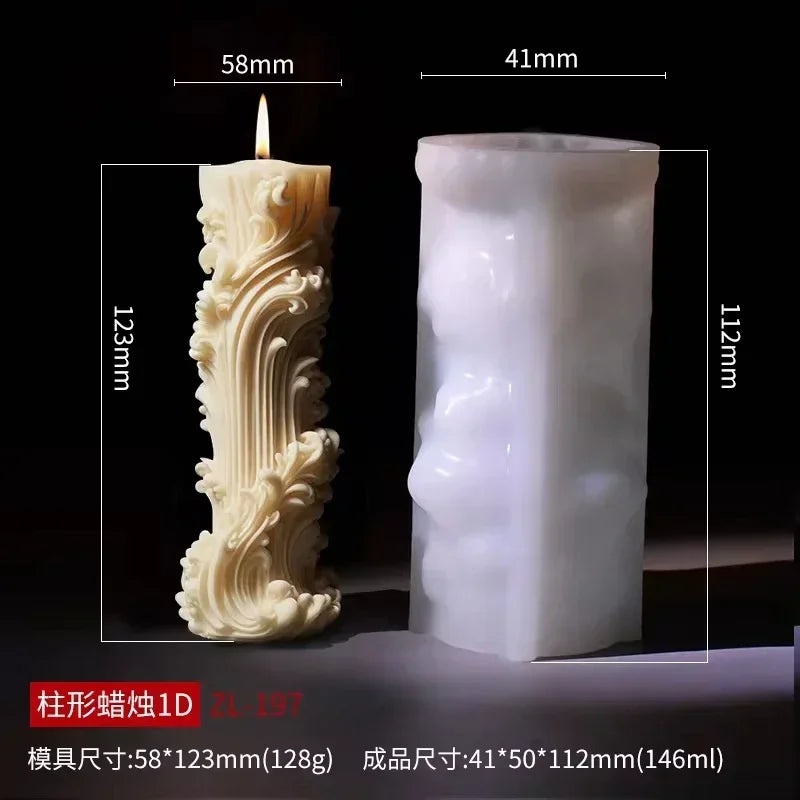 Große Pfingstrosenblumenkugel-Rosenkerzen-Silikonform