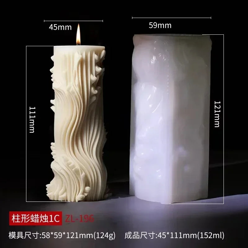 Große Pfingstrosenblumenkugel-Rosenkerzen-Silikonform