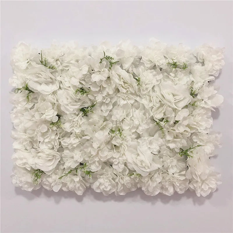 Pink Silk Rose Flower Wall Artificial Flower Backdrop Decor.