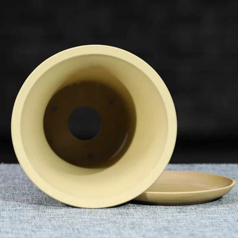 Purple Sand Flower Pot Tray High-end Boutique Orchid Pot Dedicated