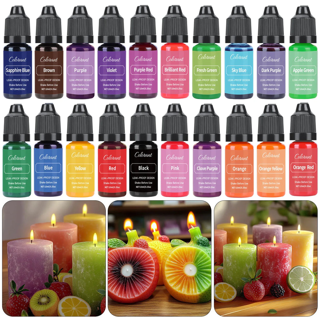 Kerzenfarbstoffe Pigment Aromatherapie Flüssigkeit 10ml