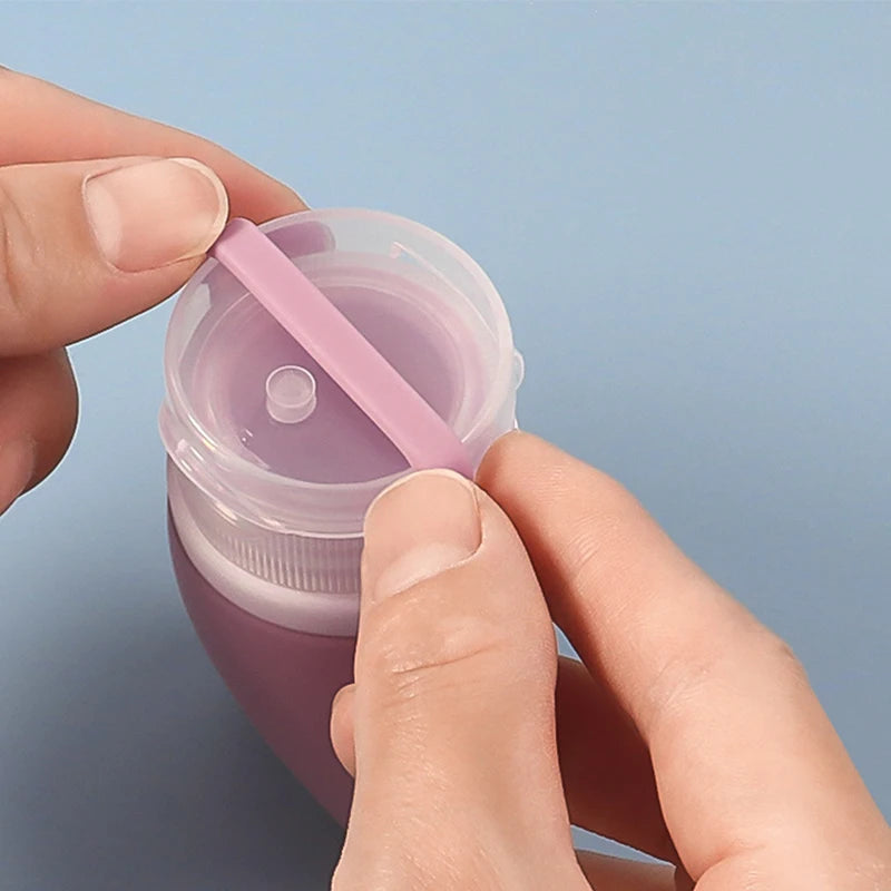 Contenitore per cosmetici da viaggio, flacone vuoto ricaricabile.