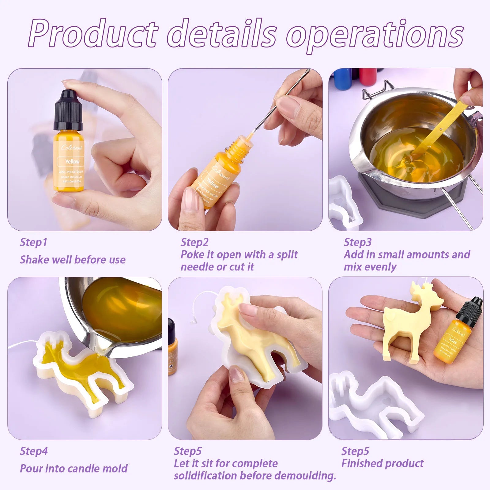 Candle Dyes Pigment Aromatherapy Liquid 10ml