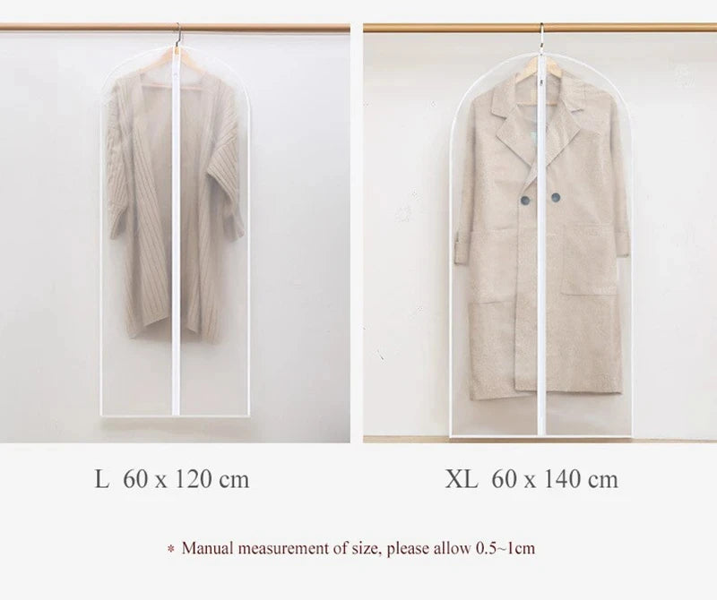 Clothes Dust Cover Bag 5pcs With Zipper