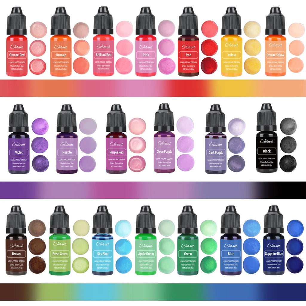 Kerzenfarbstoffe Pigment Aromatherapie Flüssigkeit 10ml