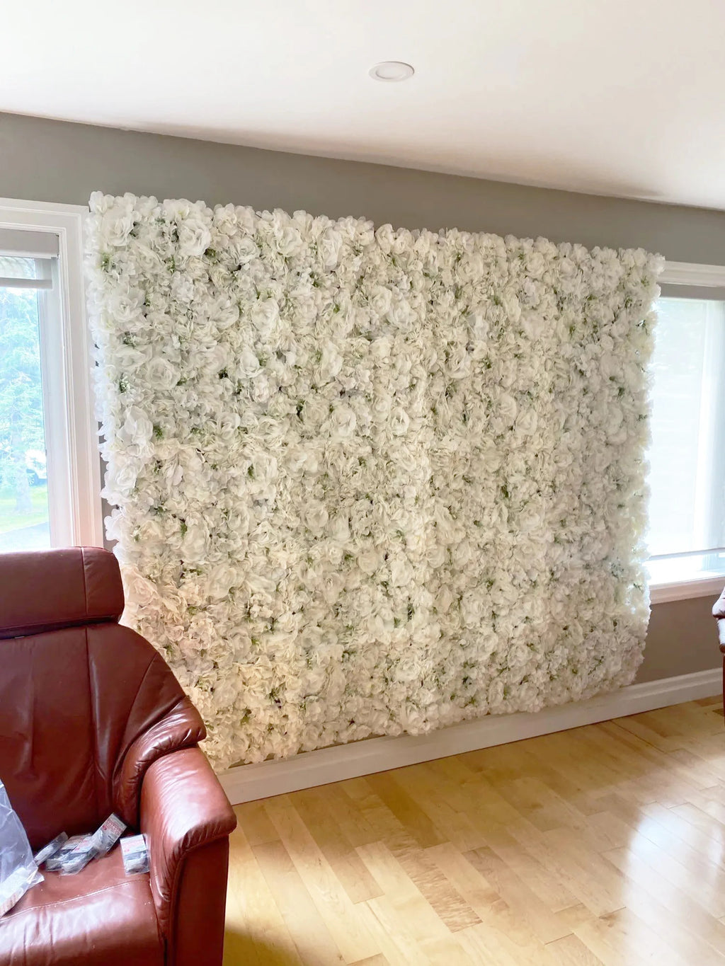 Pink Silk Rose Flower Wall Artificial Flower Backdrop Decor.