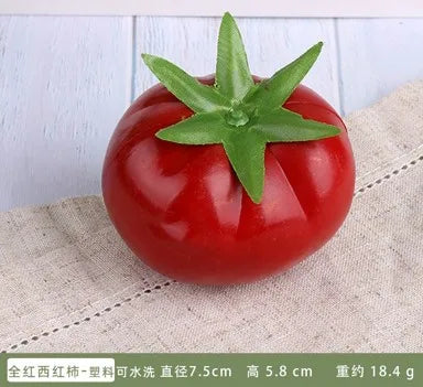 High simulation tomato vegetable foam model fake tomato.