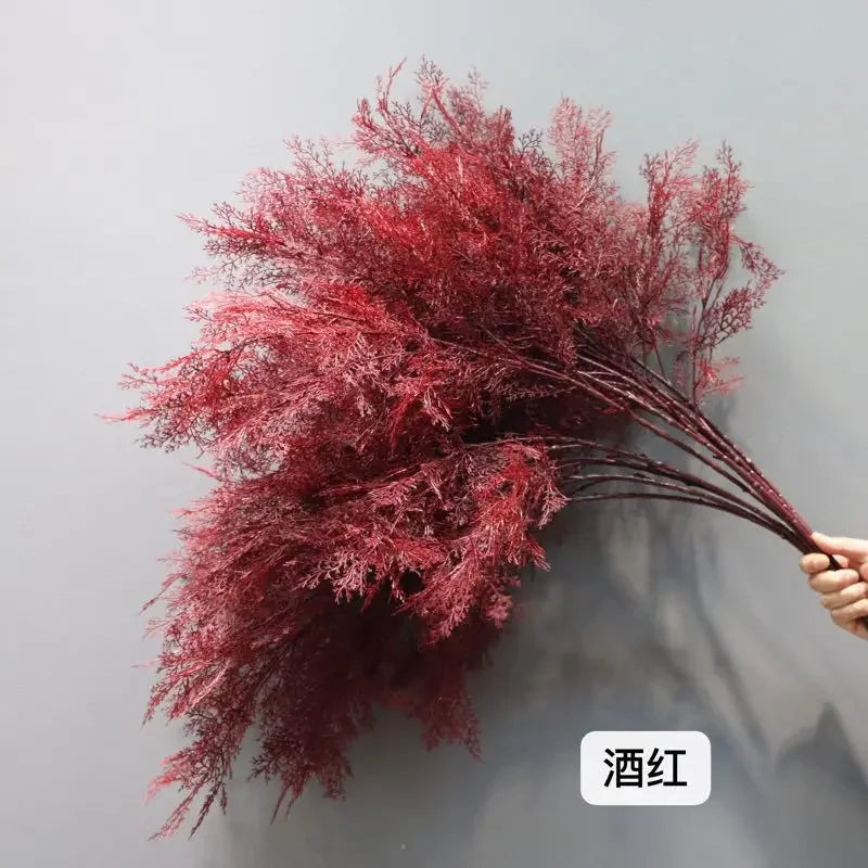 Pine Artificial Fog Flower Rime Grass Wedding Flower Material 105cm
