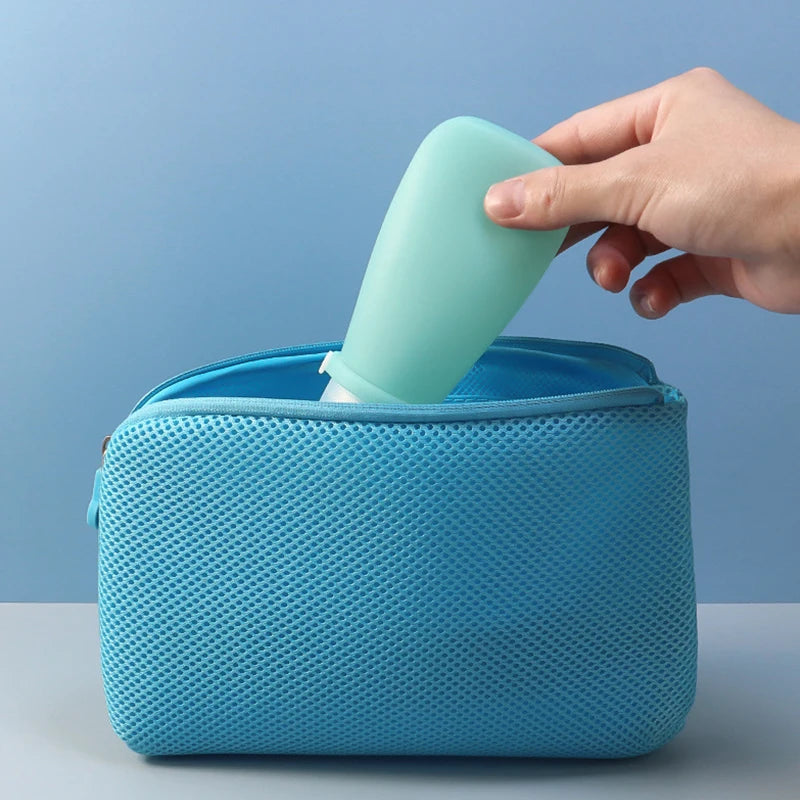 Contenitore per cosmetici da viaggio, flacone vuoto ricaricabile.