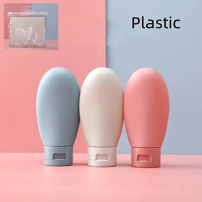 Contenitore per cosmetici da viaggio, flacone vuoto ricaricabile.