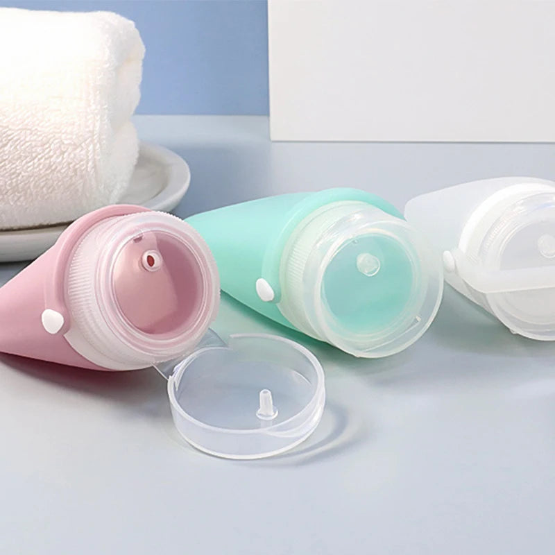 Contenitore per cosmetici da viaggio, flacone vuoto ricaricabile.