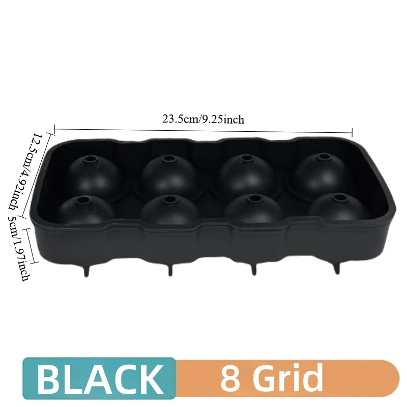 Stampi per cubetti di ghiaccio in silicone per la casa o per bar, 4/6/8/15 griglie