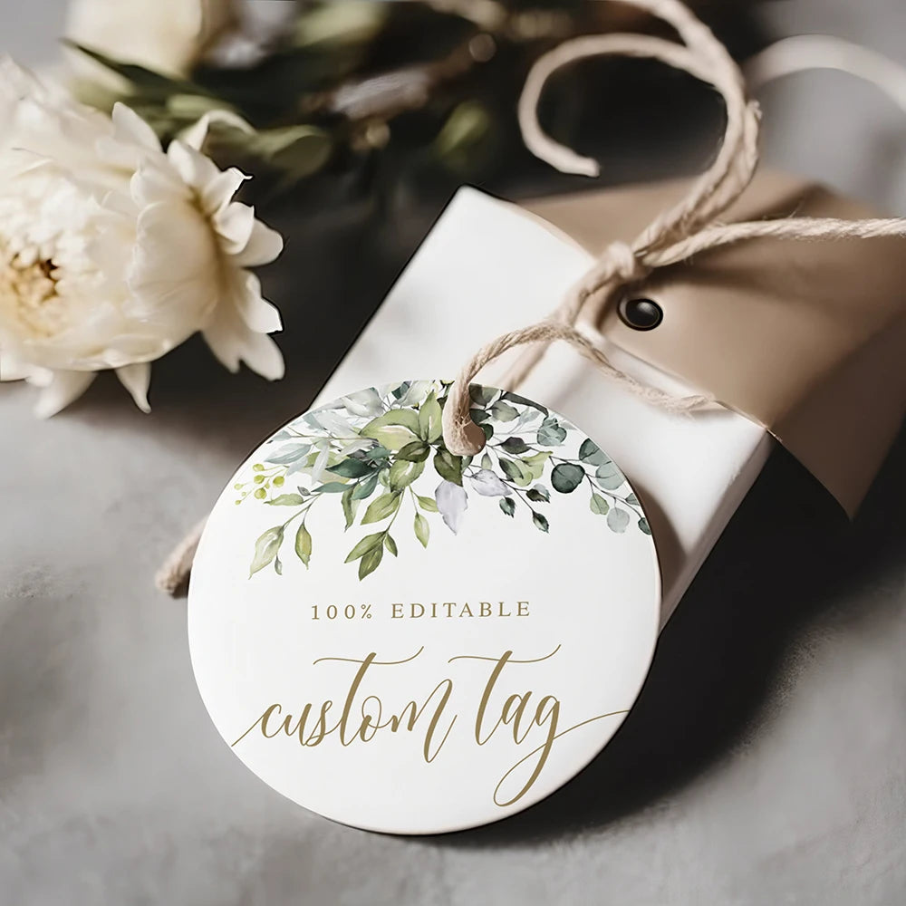Personalisierte Gastgeschenkanhänger (100 Stück)