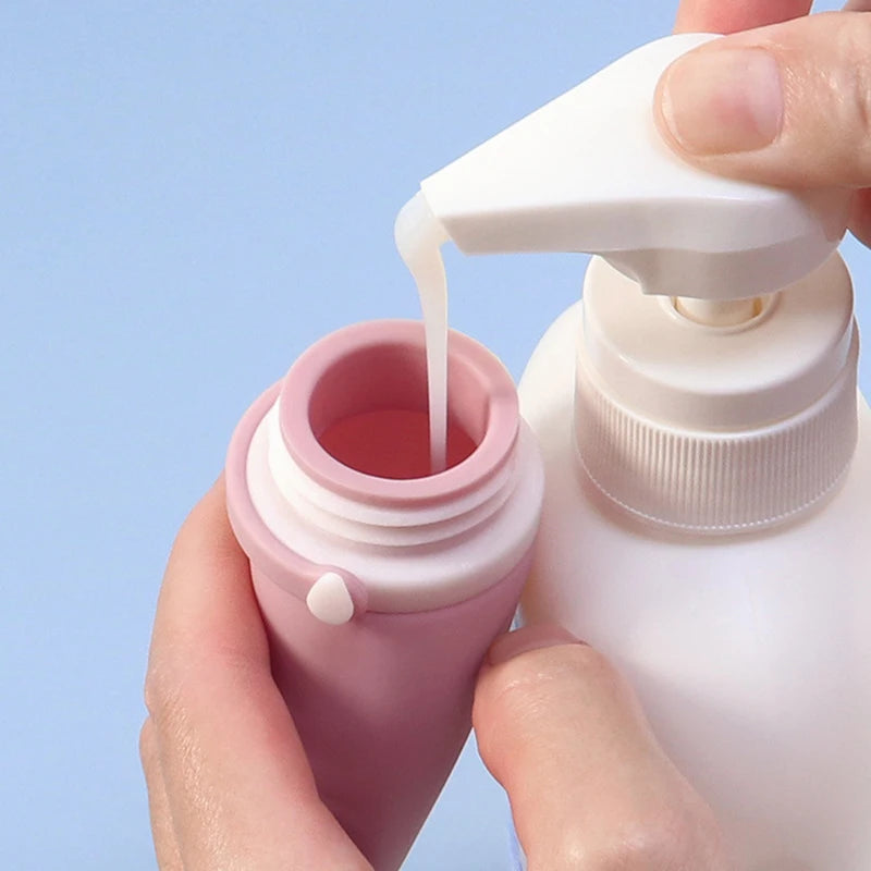Contenitore per cosmetici da viaggio, flacone vuoto ricaricabile.