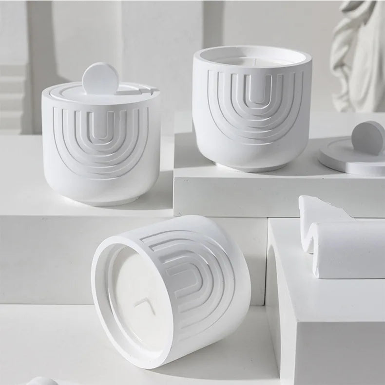 Candele profumate, fragranza romantica per l'aria.