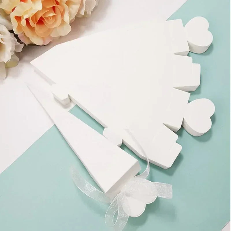 Cone Shaped Candy/Rice Box Wedding Party Favor
