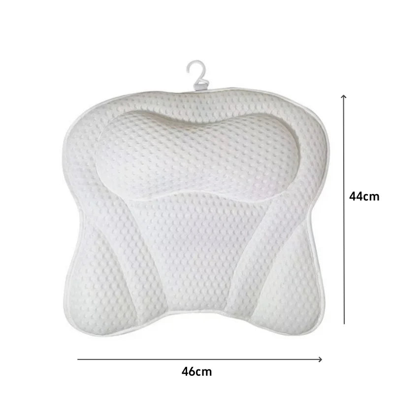 Pillow Neck Back Support Headrest Bathroom Non-Slip Cushion