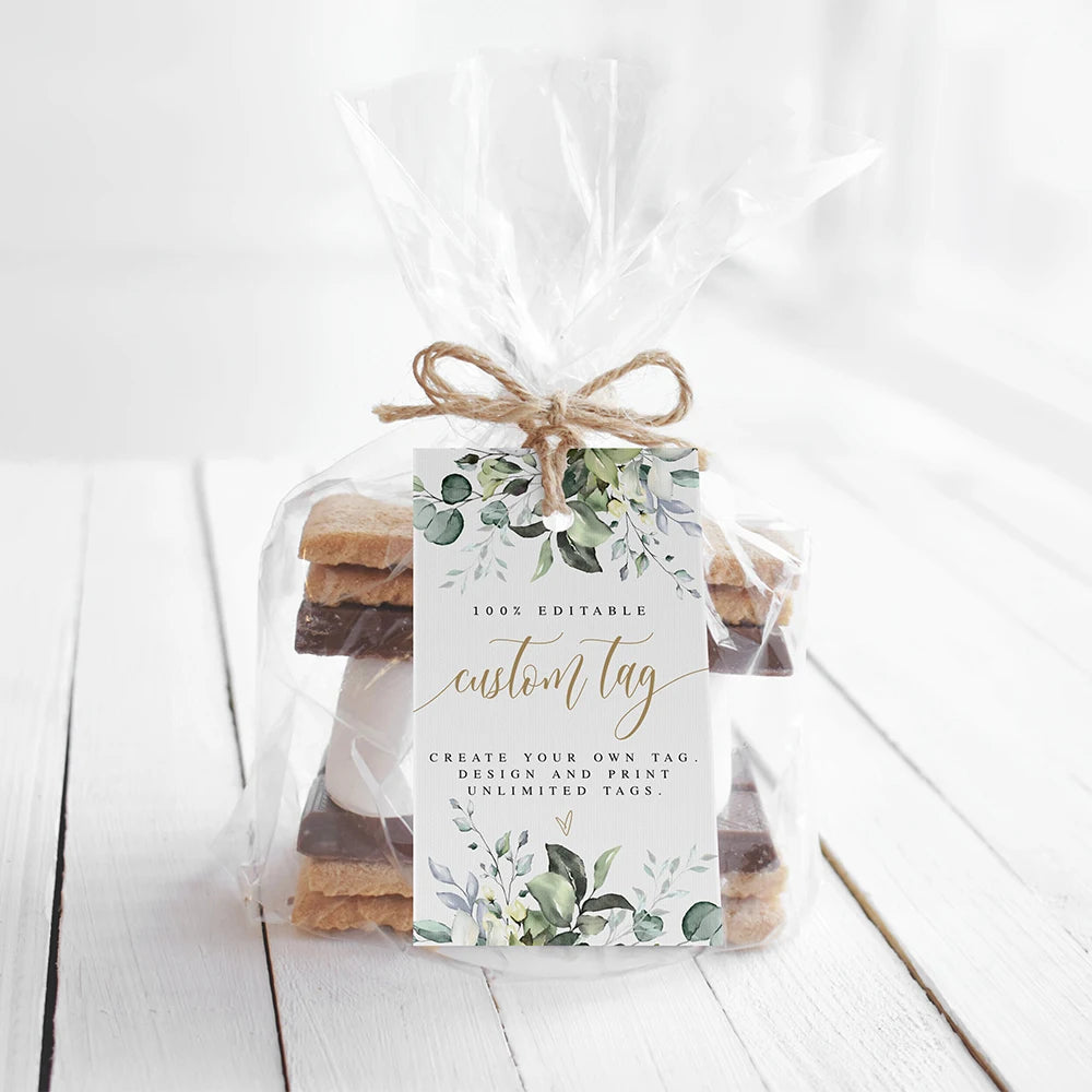 Personalisierte Gastgeschenkanhänger (100 Stück)