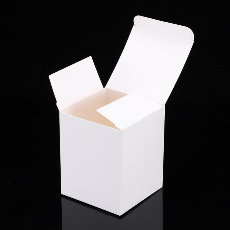 Scatola per imballaggio in cartone bianco, dimensioni multiple, 50 pezzi.
