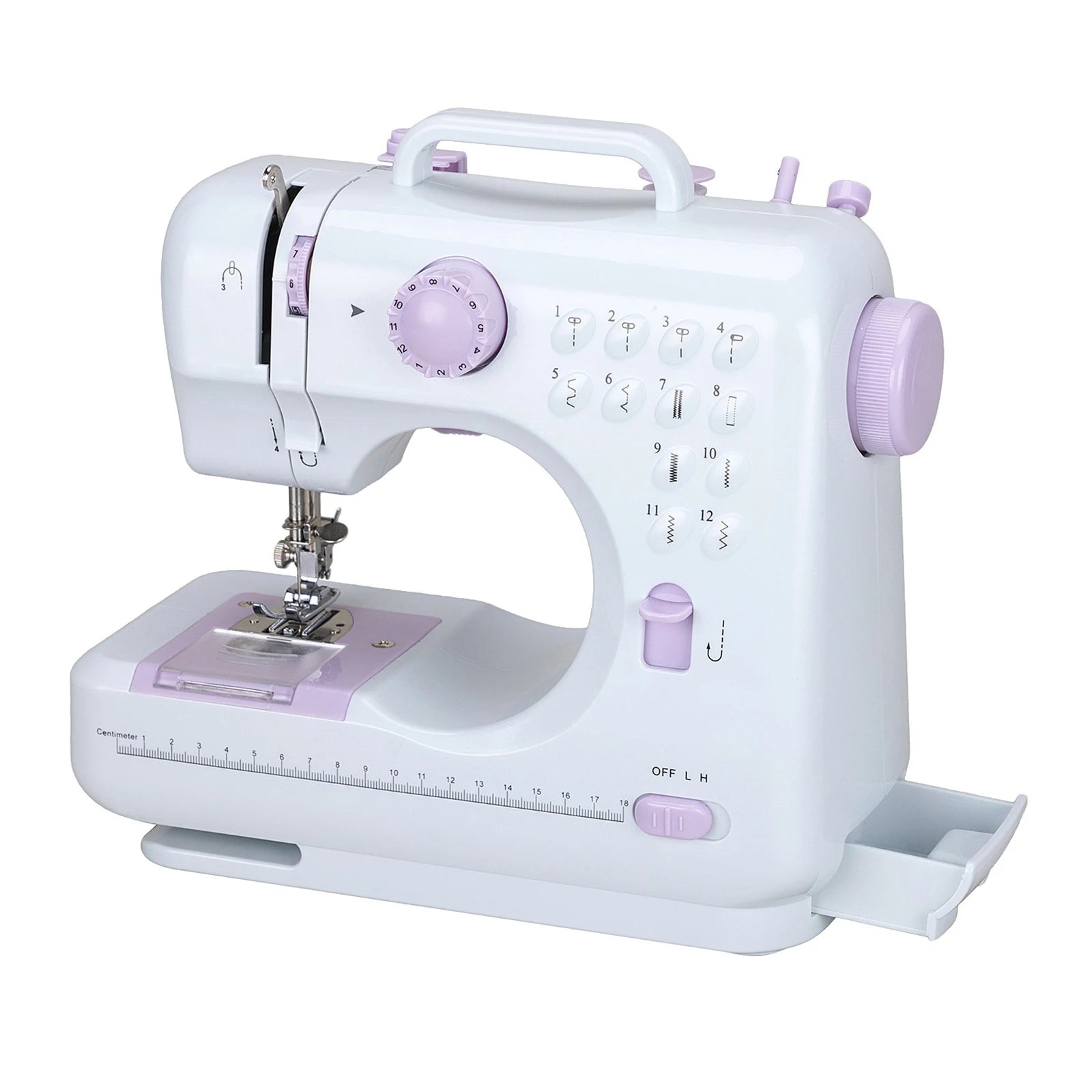 Electric Sewing Machine Mini Household Double Thread Sewing Machine.