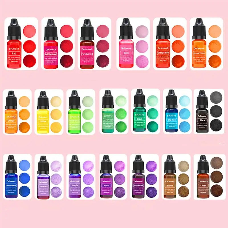 Kerzenfarbstoffe Pigment Aromatherapie Flüssigkeit 10ml