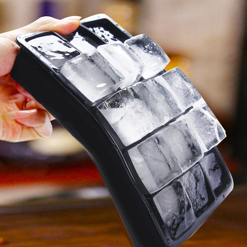 Silicone Ice Cube Molds  Home or Barware 4/6/8/15 Grids