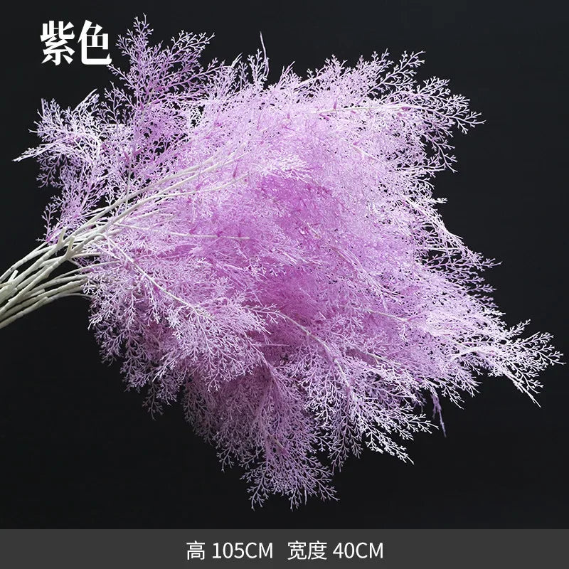 Pine Artificial Fog Flower Rime Grass Wedding Flower Material 105cm