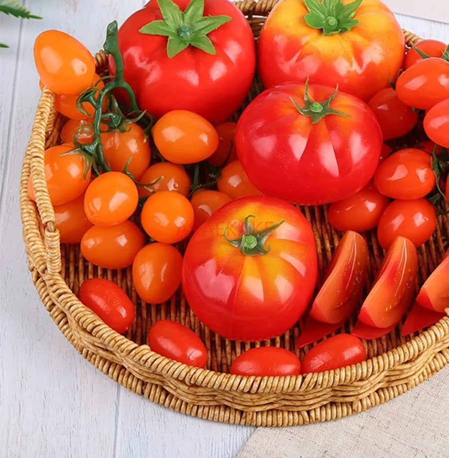 High simulation tomato vegetable foam model fake tomato.