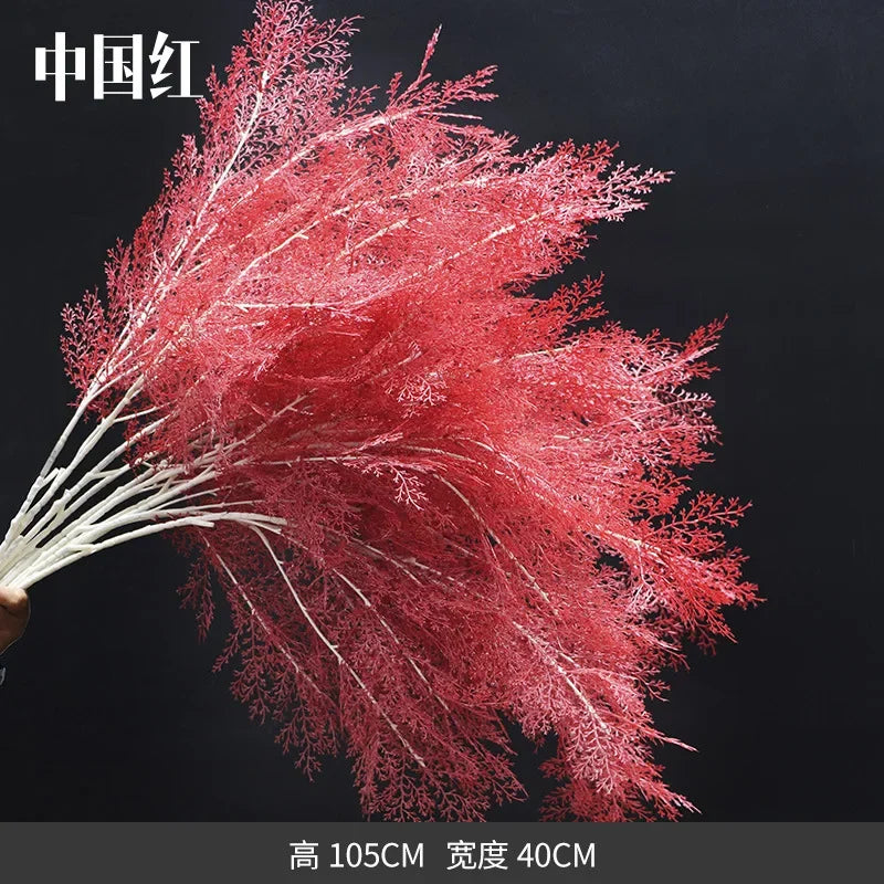 Pine Artificial Fog Flower Rime Grass Wedding Flower Material 105cm