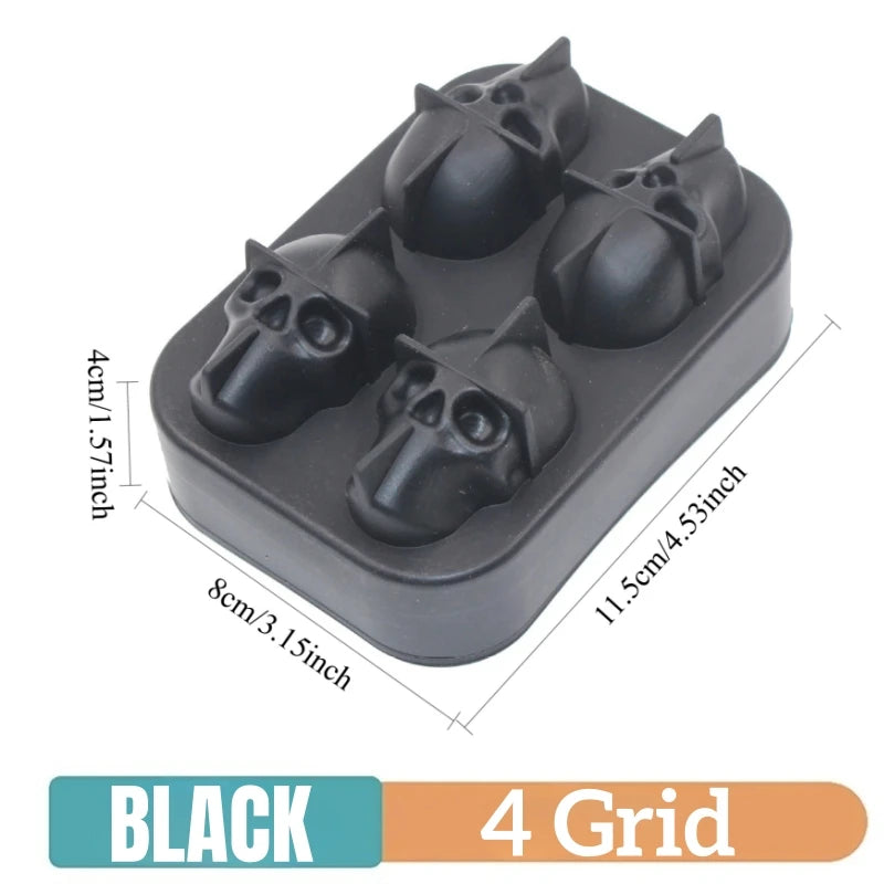 Stampi per cubetti di ghiaccio in silicone per la casa o per bar, 4/6/8/15 griglie