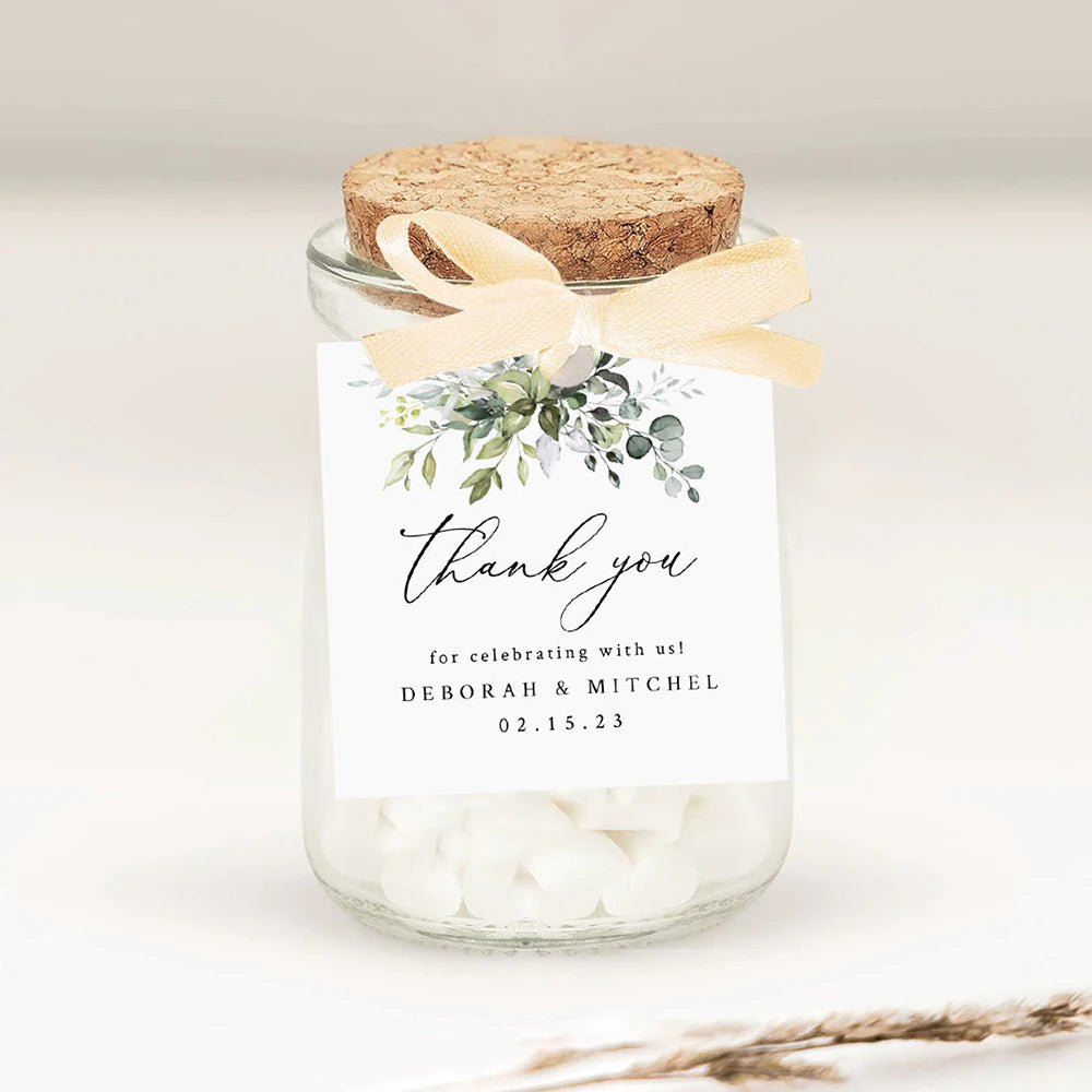 Personalisierte Gastgeschenkanhänger (100 Stück)