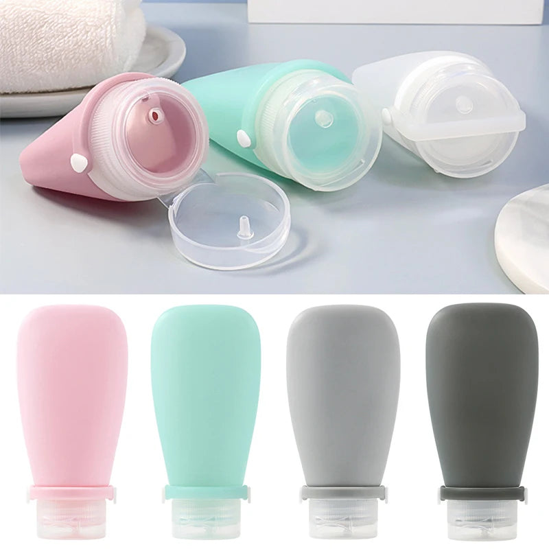 Contenitore per cosmetici da viaggio, flacone vuoto ricaricabile.