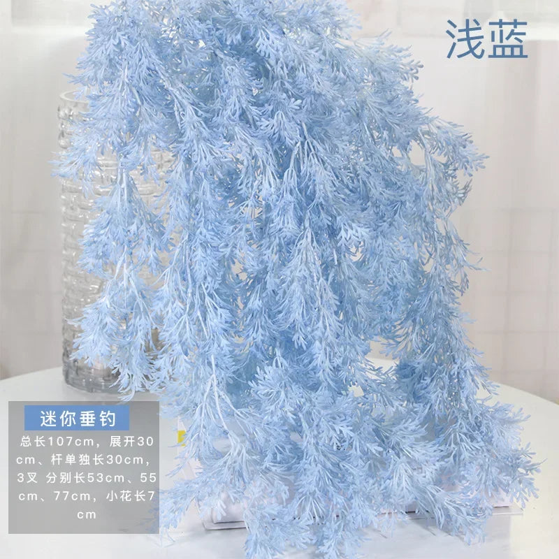 Pine Artificial Fog Flower Rime Grass Wedding Flower Material 105cm