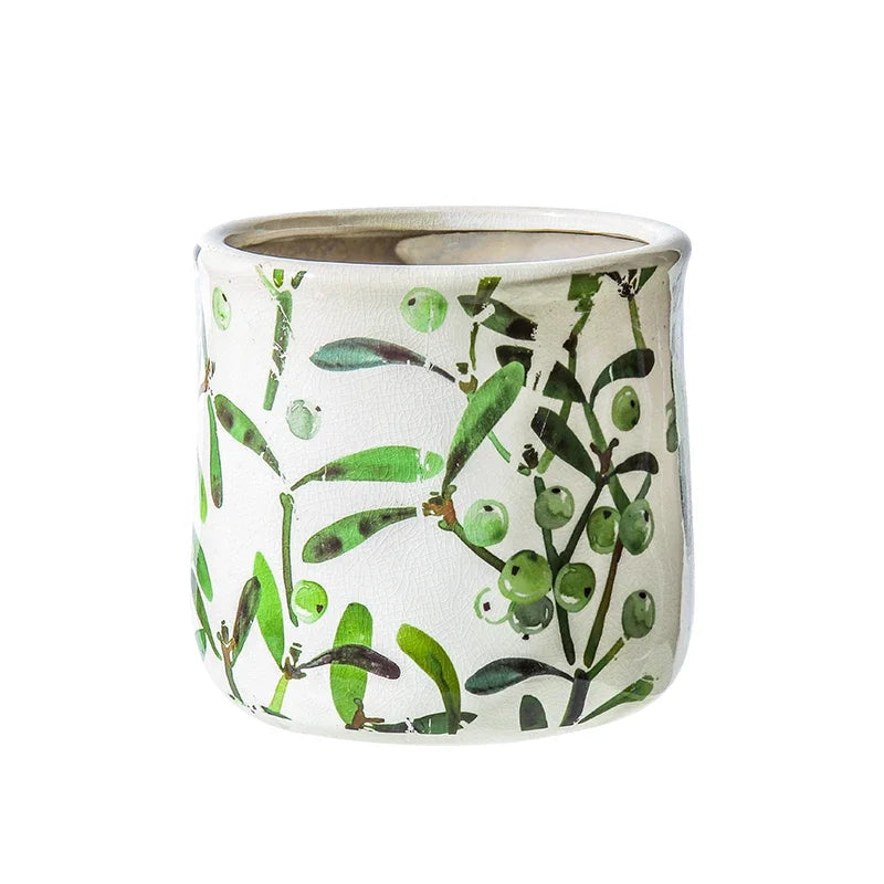 Grape flower pots ceramics indoor and outdoor pastoral style.