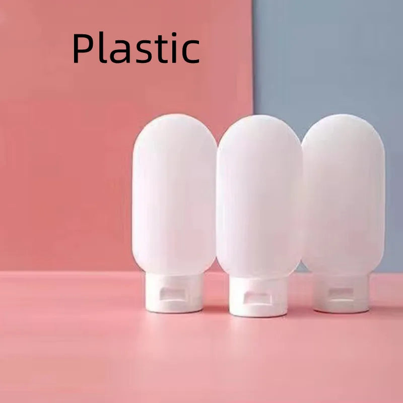Contenitore per cosmetici da viaggio, flacone vuoto ricaricabile.