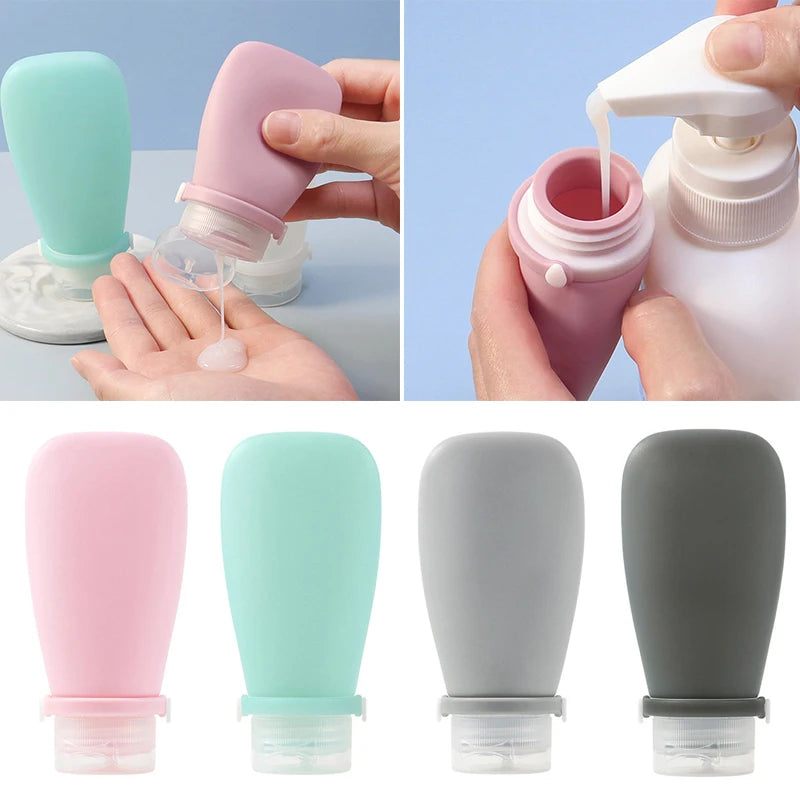 Contenitore per cosmetici da viaggio, flacone vuoto ricaricabile.