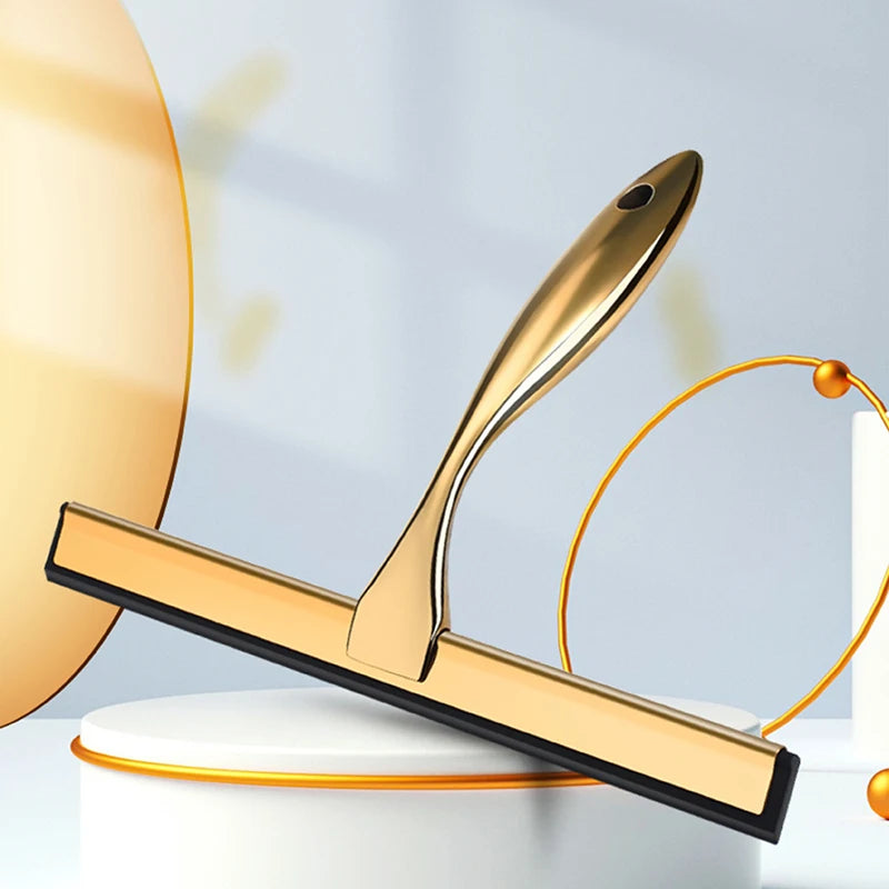 Stainless Steel Squeegee with hook for Bathroom Shower Doors Mirrors.