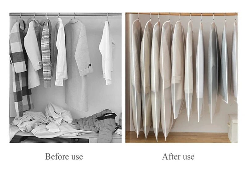 Clothes Dust Cover Bag 5pcs With Zipper