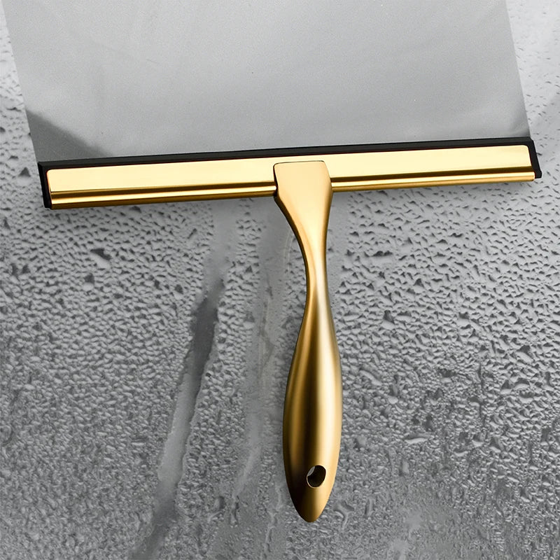 Stainless Steel Squeegee with hook for Bathroom Shower Doors Mirrors.